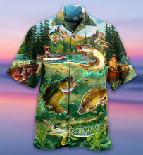 Load image into Gallery viewer, 14 Styles - Mens - Short Sleeve Oversize Hawaiian Summer Shirts Ti Amo I love you
