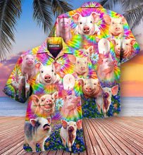 Load image into Gallery viewer, 14 Styles - Mens - Short Sleeve Oversize Hawaiian Summer Shirts Ti Amo I love you
