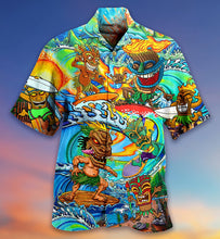 Load image into Gallery viewer, 14 Styles - Mens - Short Sleeve Oversize Hawaiian Summer Shirts Ti Amo I love you
