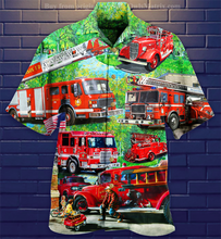 Load image into Gallery viewer, 14 Styles - Mens - Short Sleeve Oversize Hawaiian Summer Shirts Ti Amo I love you
