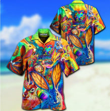 Load image into Gallery viewer, 14 Styles - Mens - Short Sleeve Oversize Hawaiian Summer Shirts Ti Amo I love you
