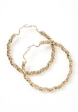 Load image into Gallery viewer, SOPHISTICATED TWISTED TEXTURED HOOPS
