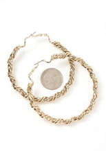 Load image into Gallery viewer, SOPHISTICATED TWISTED TEXTURED HOOPS
