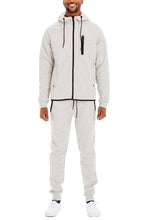 Load image into Gallery viewer, Mens Full Zip Sweat Pant Sweat Set
