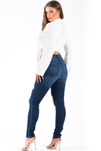 Load image into Gallery viewer, Kylie Skinny Jeans in Dark Wash
