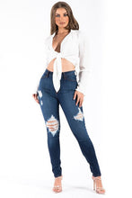 Load image into Gallery viewer, Kylie Skinny Jeans in Dark Wash
