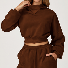 Load image into Gallery viewer, Womens Hooded Sweatshirt Autumn Winter Casual Loose Outdoor Running Fitness Sportswear Coat
