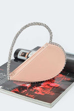 Load image into Gallery viewer, Crystal Handle Heart Clutch
