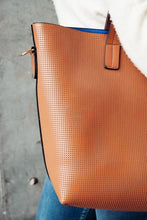 Load image into Gallery viewer, Jane Perforated Leather Large Tote
