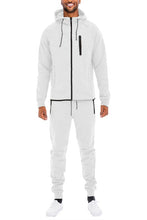 Load image into Gallery viewer, Mens Full Zip Sweat Pant Sweat Set
