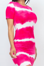 Load image into Gallery viewer, Stripe Tie-Dye Printed Midi Dress
