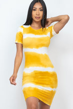 Load image into Gallery viewer, Stripe Tie-Dye Printed Midi Dress
