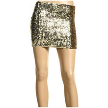 Load image into Gallery viewer, One Size 4 Way Stretch Women&#39;s Sequin Mini Skirt
