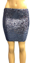 Load image into Gallery viewer, One Size 4 Way Stretch Women&#39;s Sequin Mini Skirt
