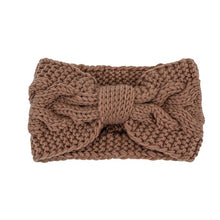 Load image into Gallery viewer, Winter Crochet Bow Twisted Head Band
