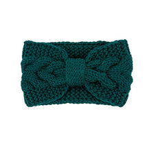 Load image into Gallery viewer, Winter Crochet Bow Twisted Head Band
