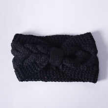 Load image into Gallery viewer, Winter Crochet Bow Twisted Head Band
