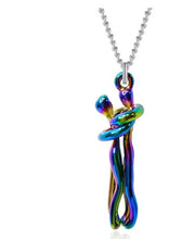 Load image into Gallery viewer, Love Hug Necklace Unisex Men Women Couple Jewelry Simple Temperament Clavicle Chain Gift
