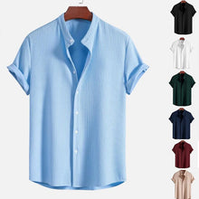 Load image into Gallery viewer, Mens Short Sleeve Loose Summer Shirt
