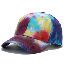 Load image into Gallery viewer, 15 Colors - Tie-Dye Baseball Hat Ti Amo I love you
