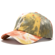 Load image into Gallery viewer, 15 Colors - Tie-Dye Baseball Hat Ti Amo I love you
