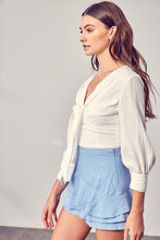 Load image into Gallery viewer, Front Tie Long Sleeve Top
