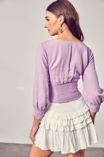 Load image into Gallery viewer, Front Tie Long Sleeve Top
