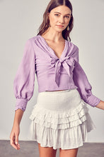 Load image into Gallery viewer, Front Tie Long Sleeve Top
