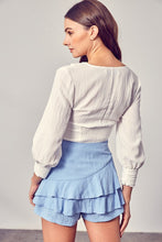 Load image into Gallery viewer, Front Tie Long Sleeve Top
