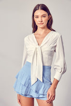 Load image into Gallery viewer, Front Tie Long Sleeve Top
