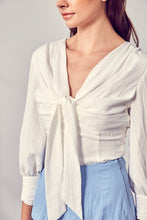 Load image into Gallery viewer, Front Tie Long Sleeve Top

