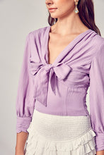 Load image into Gallery viewer, Front Tie Long Sleeve Top
