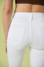 Load image into Gallery viewer, White - High Rise Flare Jeans
