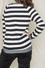 Load image into Gallery viewer, Plus Stripe V- Stich Tunic
