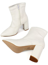 Load image into Gallery viewer, Pointed Toe Bootie with a Block Heel
