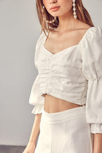Load image into Gallery viewer, Ruffle Ruched Front Top
