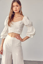 Load image into Gallery viewer, Ruffle Ruched Front Top
