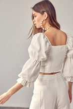 Load image into Gallery viewer, Ruffle Ruched Front Top
