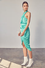 Load image into Gallery viewer, Wrap Cross Neck Dress
