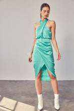 Load image into Gallery viewer, Wrap Cross Neck Dress

