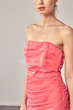 Load image into Gallery viewer, Pleated Wrap Tube Dress
