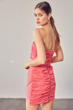 Load image into Gallery viewer, Pleated Wrap Tube Dress
