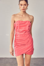 Load image into Gallery viewer, Pleated Wrap Tube Dress
