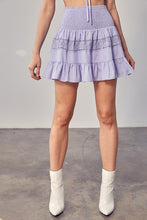 Load image into Gallery viewer, Lace Trim Detail Skirt
