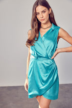 Load image into Gallery viewer, Collar Wrap Dress
