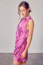 Load image into Gallery viewer, Collar Wrap Dress
