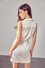 Load image into Gallery viewer, Collar Wrap Dress
