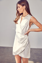 Load image into Gallery viewer, Collar Wrap Dress
