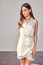 Load image into Gallery viewer, Collar Wrap Dress
