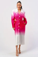 Load image into Gallery viewer, Color Gradient Spring Trench Coat
